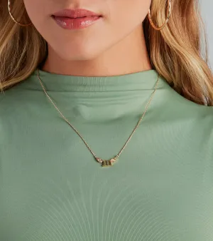111 Charm Dainty Chain Necklace