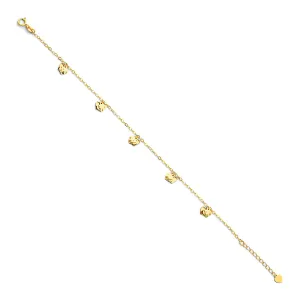 14K Anklet Elephant