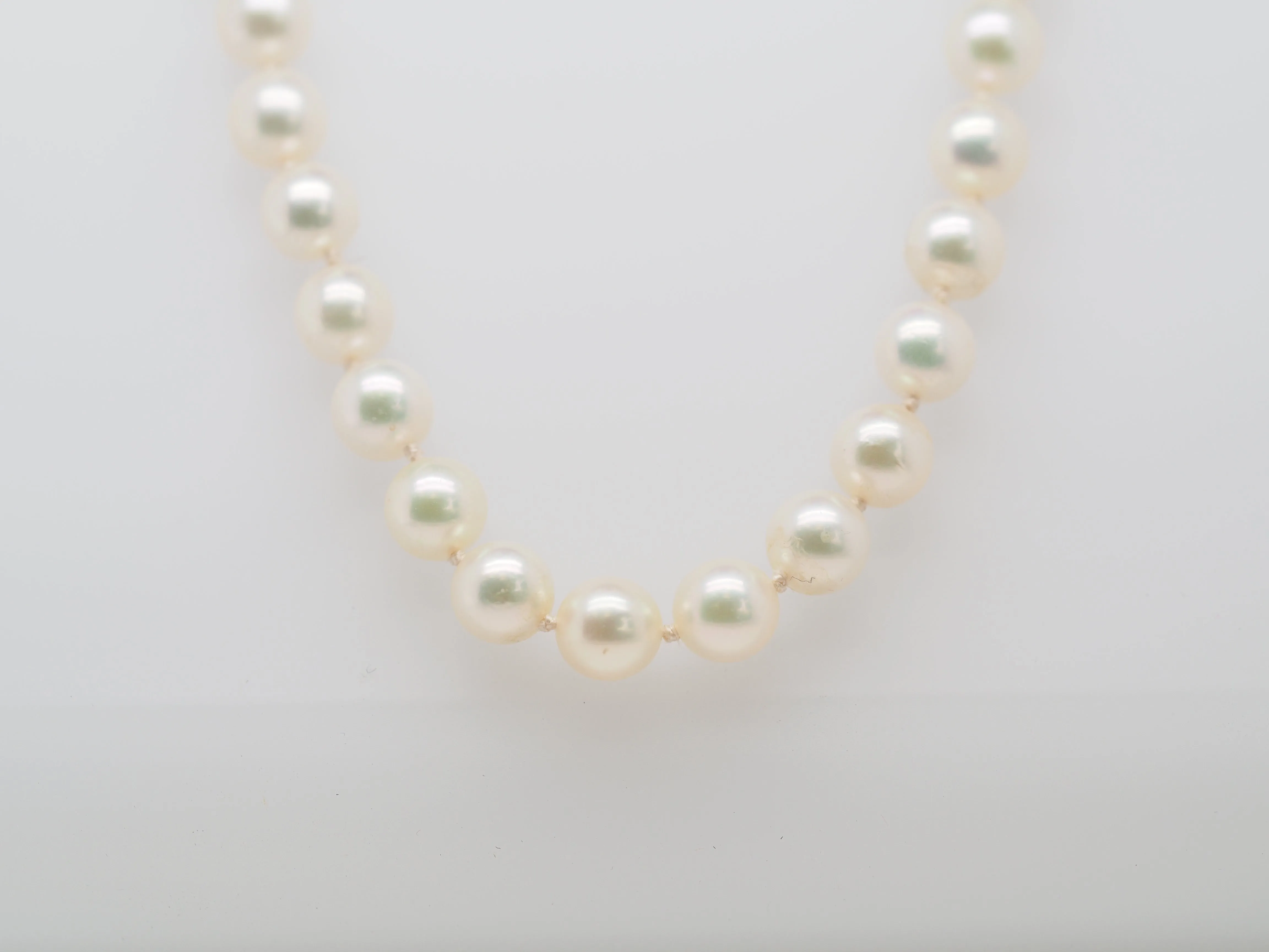 14K White Gold .75cttw Old Mine Brilliant Diamond Necklace