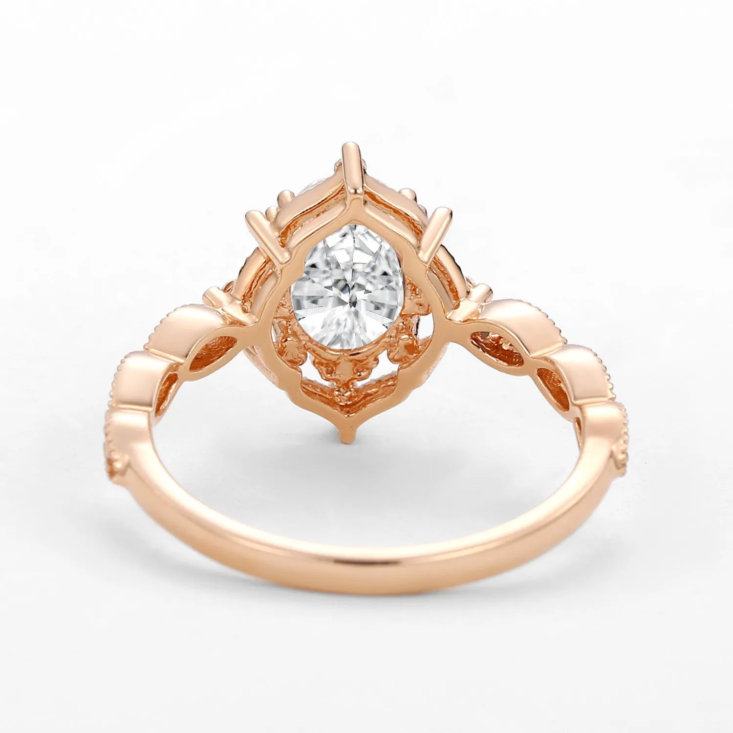 1.5ct Moissanite Signature Vintage Engagement Ring - The ‘Charlotte’ Ring