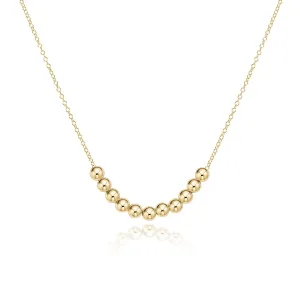 16" Necklace with Gold Classic Beaded Bliss