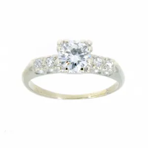 1950s Vintage Diamond Engagement Ring