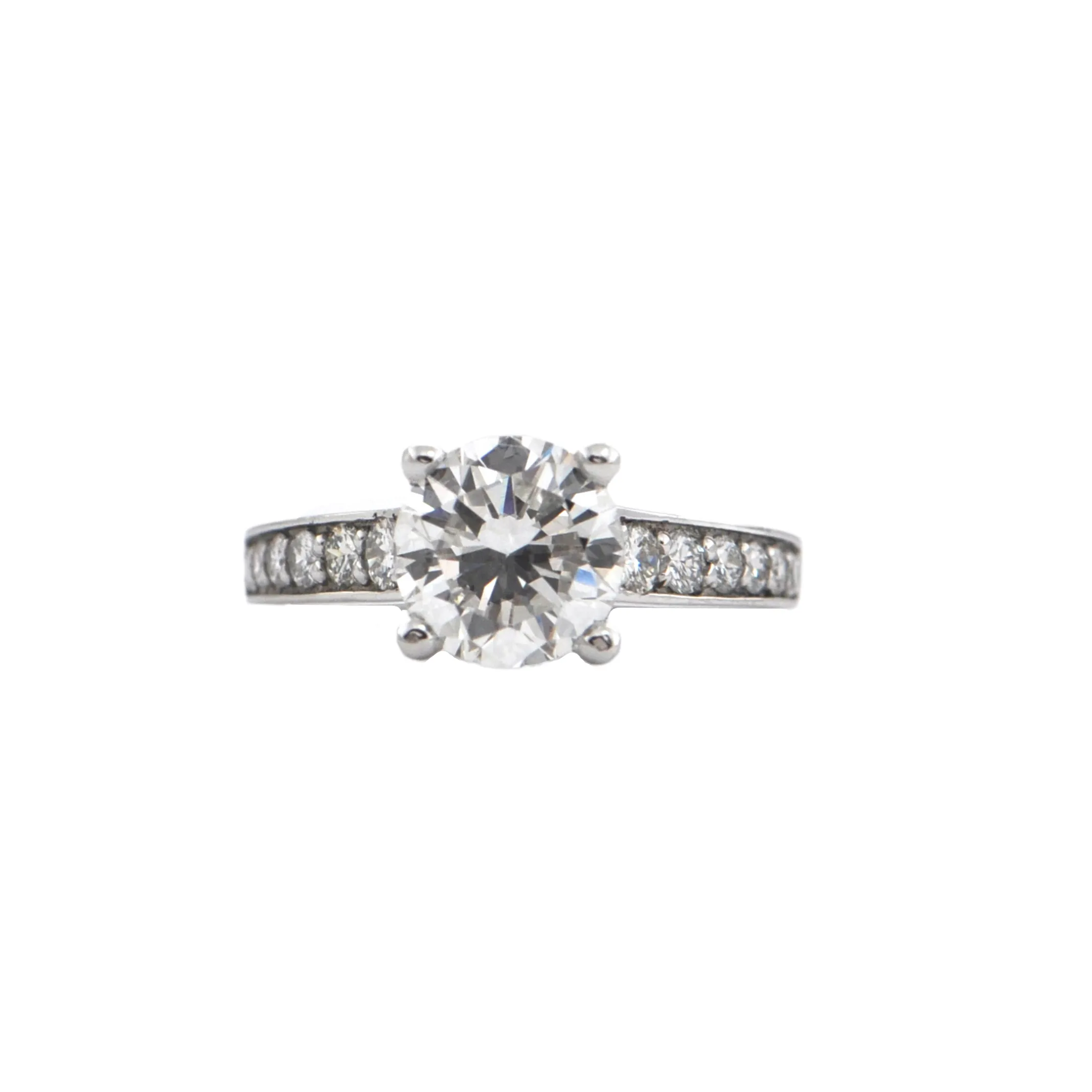 2.17 ct Solitaire Diamond Ring in Platinum