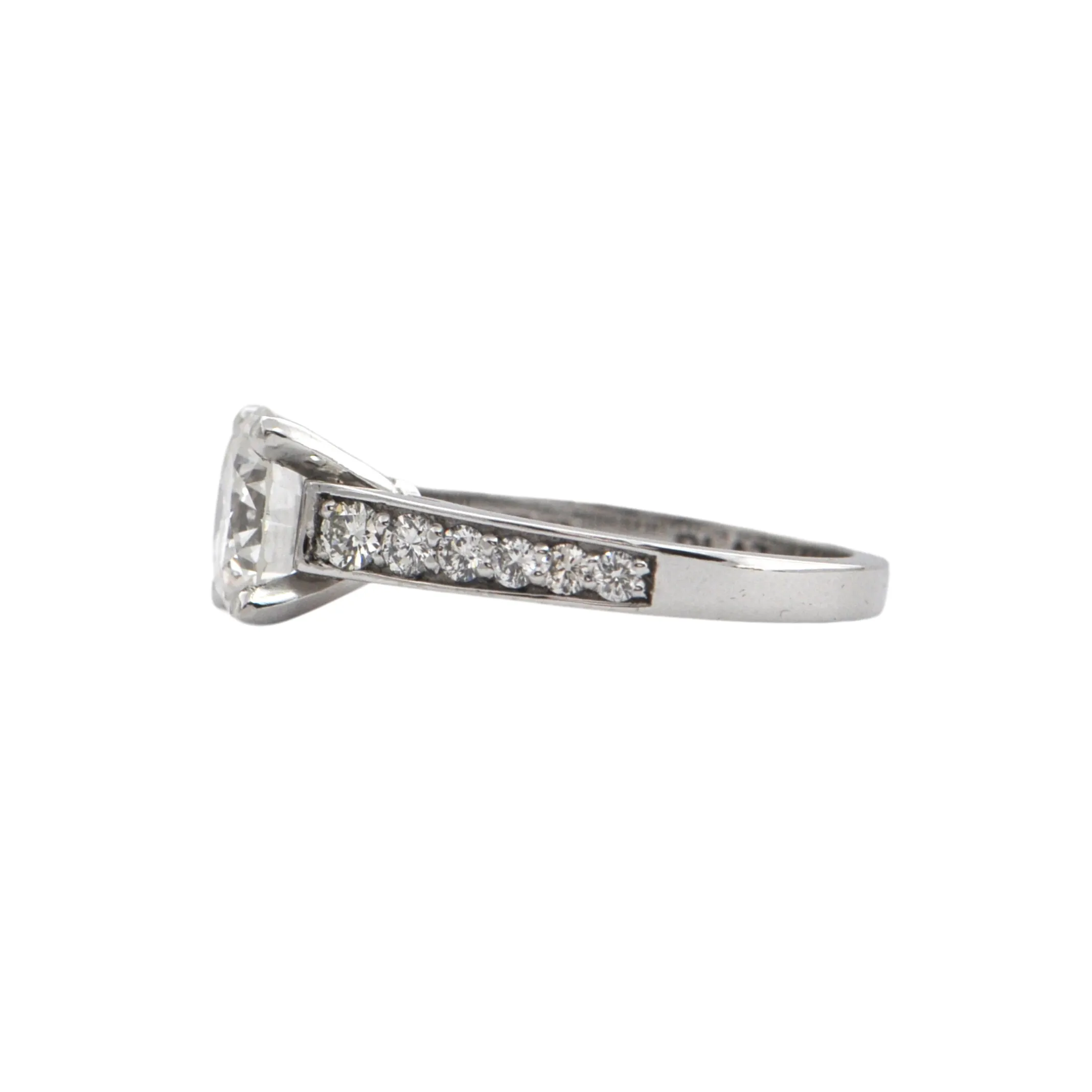2.17 ct Solitaire Diamond Ring in Platinum
