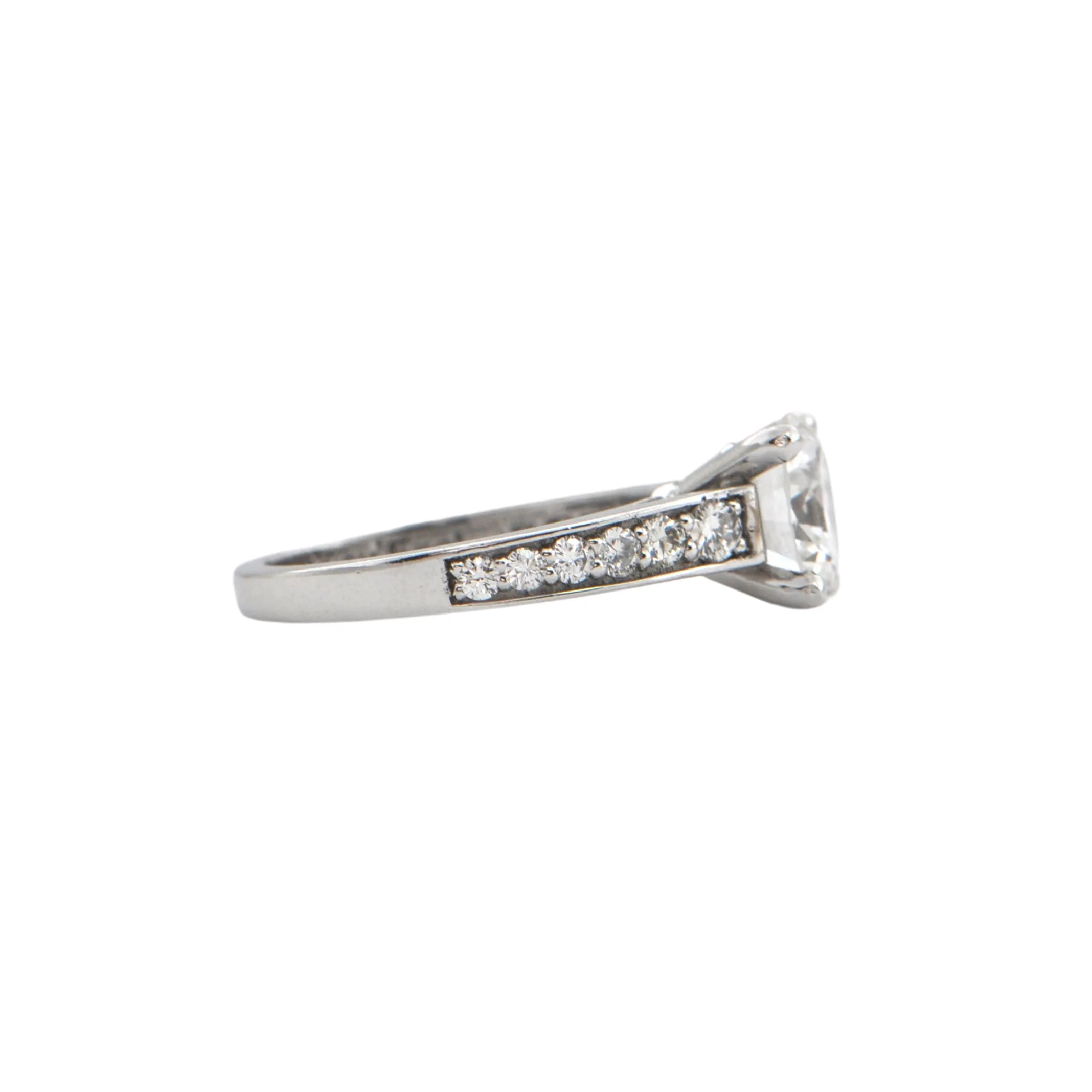 2.17 ct Solitaire Diamond Ring in Platinum