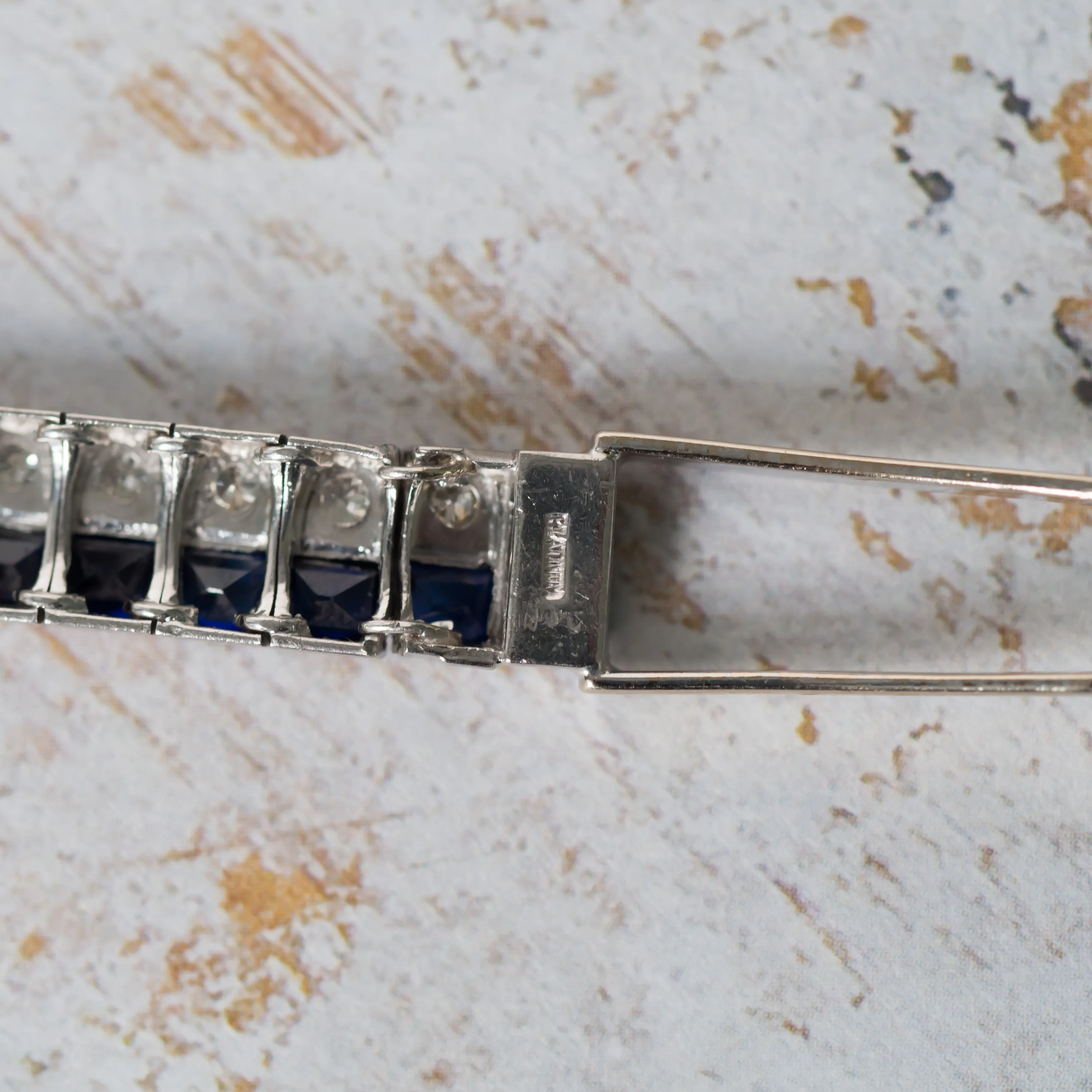 2.50 Carat Total Weight Diamond Platinum Bracelet