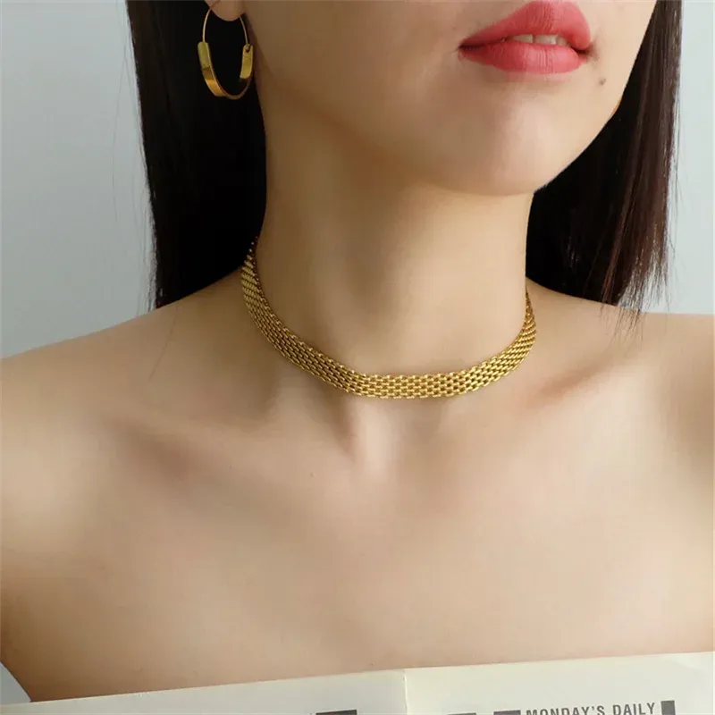 316L Stainless Steel Fashion Fine Jewelry Set 8mm Choker
