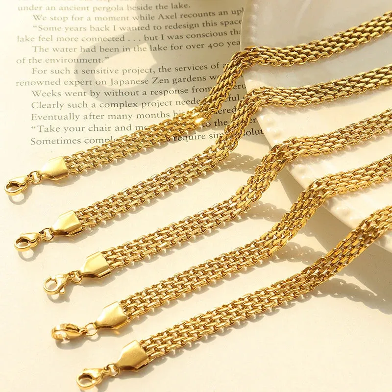 316L Stainless Steel Fashion Fine Jewelry Set 8mm Choker