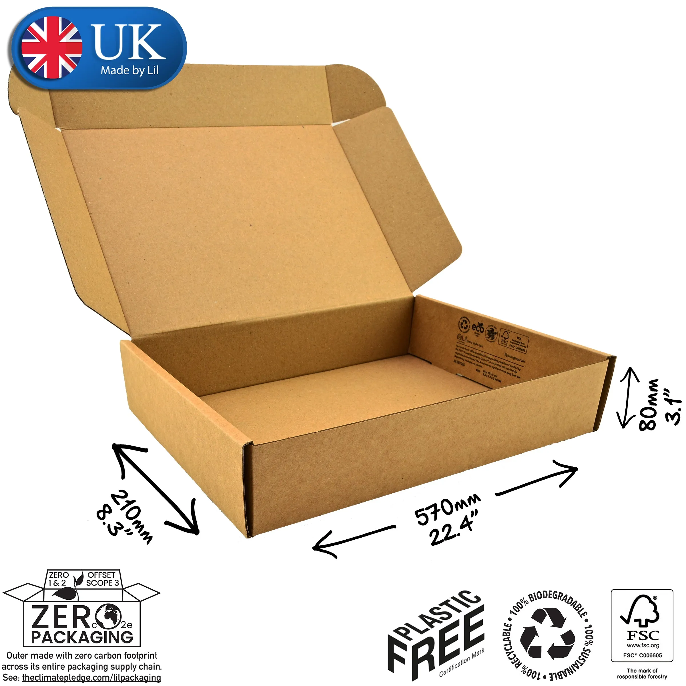 57x21x8cm Cardboard Postal Box