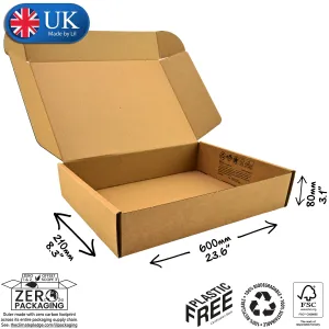 60x21x8cm Cardboard Postal Box