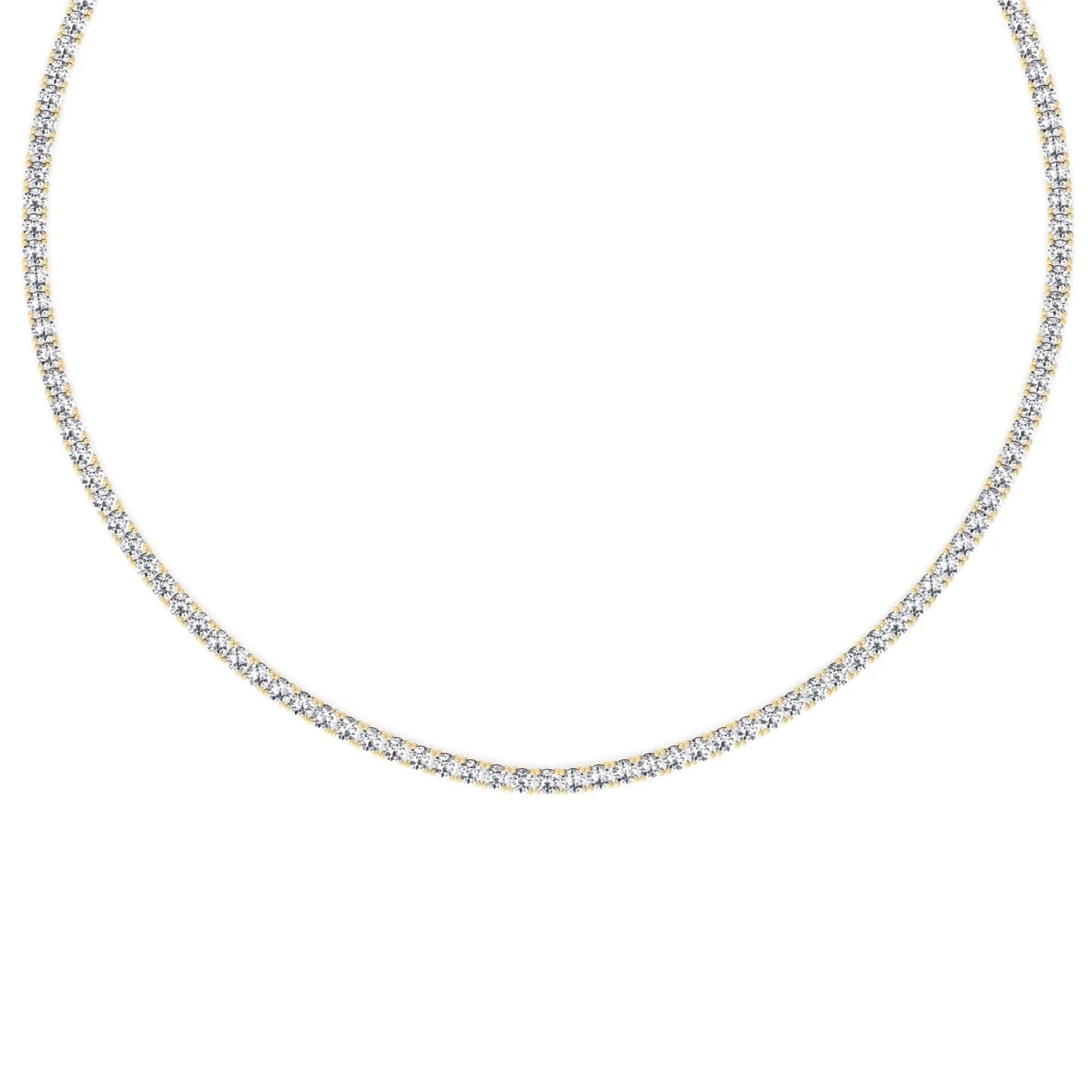 7CT Classic Tennis Necklace