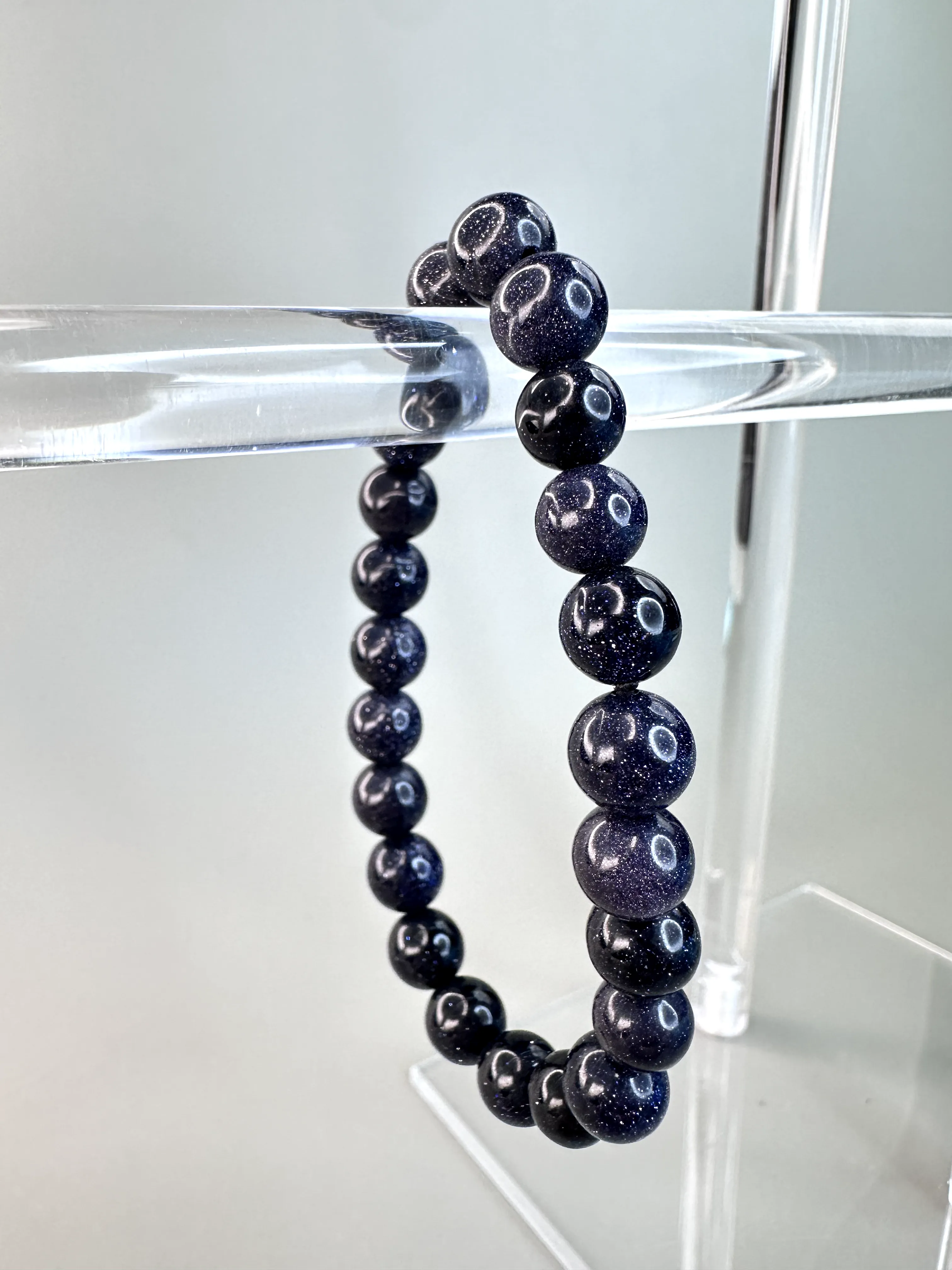 8mm Blue Sandstone Bracelet