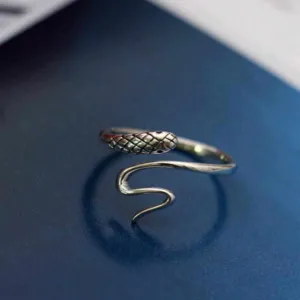 925 Sterling Silver Snake Rings