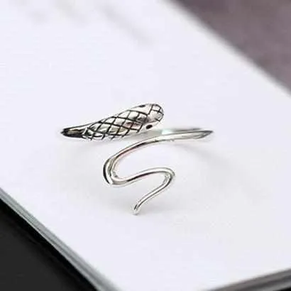 925 Sterling Silver Snake Rings