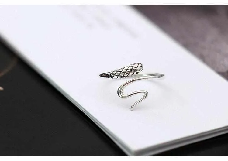 925 Sterling Silver Snake Rings