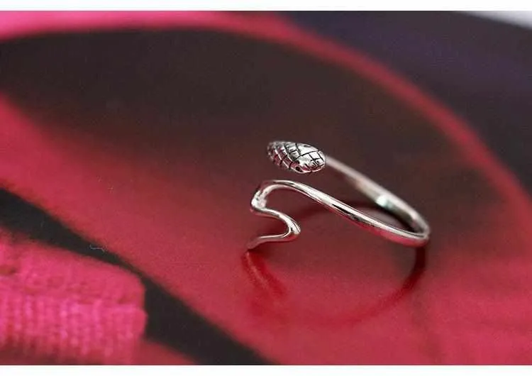 925 Sterling Silver Snake Rings