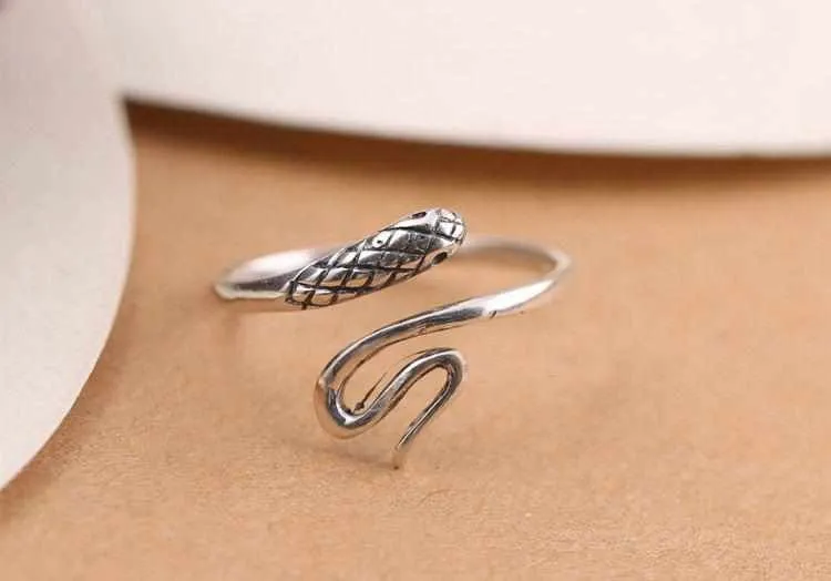 925 Sterling Silver Snake Rings