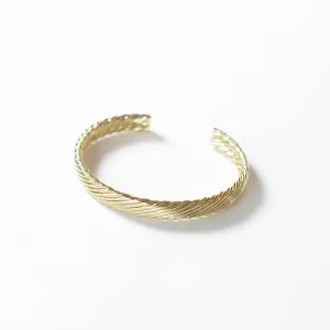 Abstract Gold Cuff