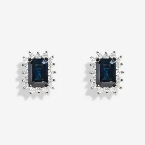 Adorn Sapphire & Diamond Earrings | 9ct Gold