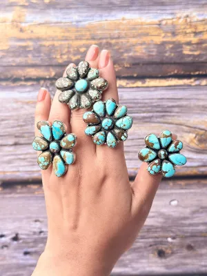 All Mine 8 Cluster Rings