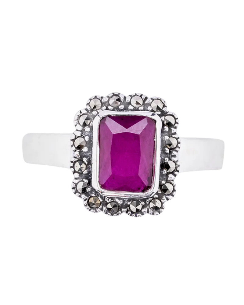 Antique Oxidised silver Ring