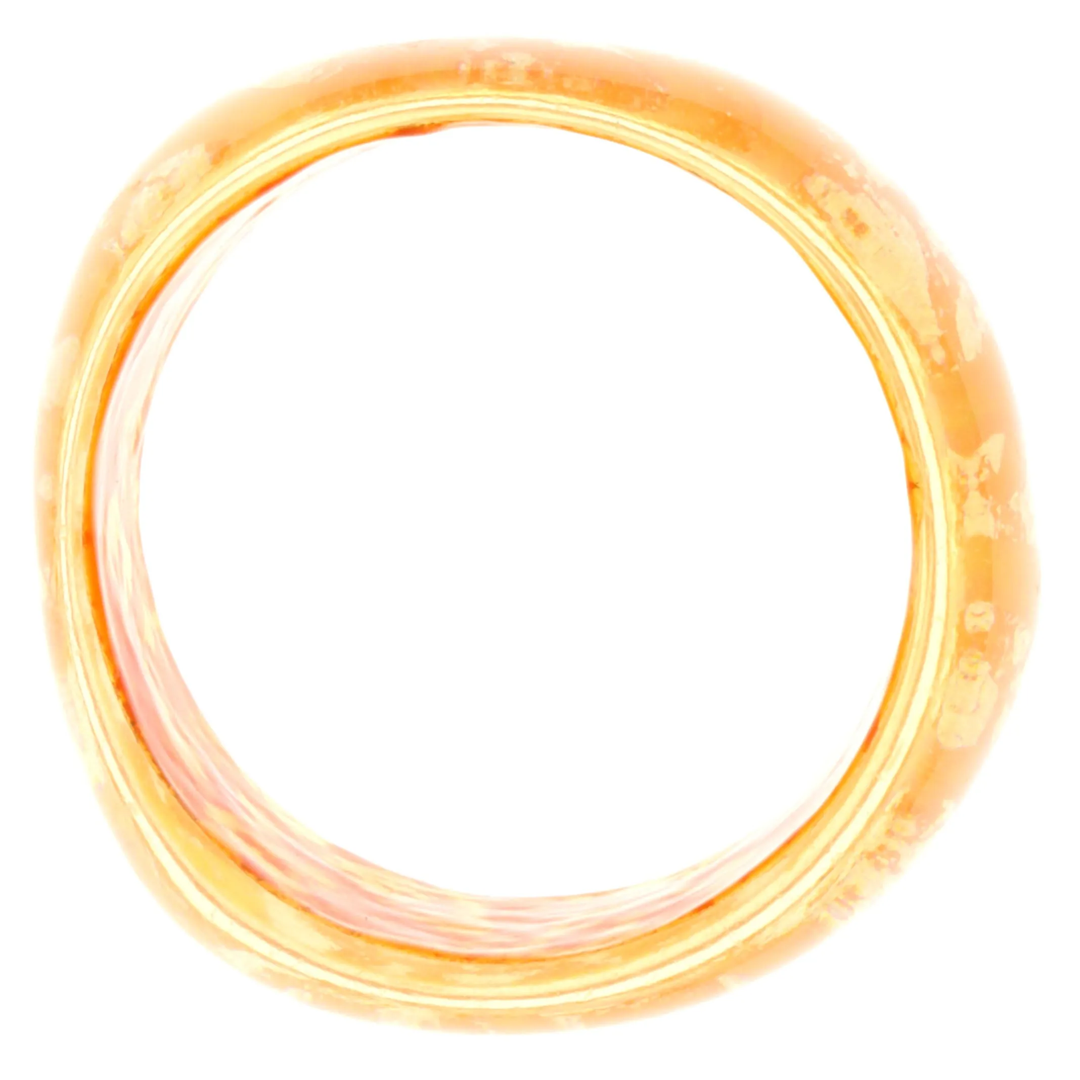 Artistic Abstract Pattern Fashion-Bracelet Orange Color  #2416