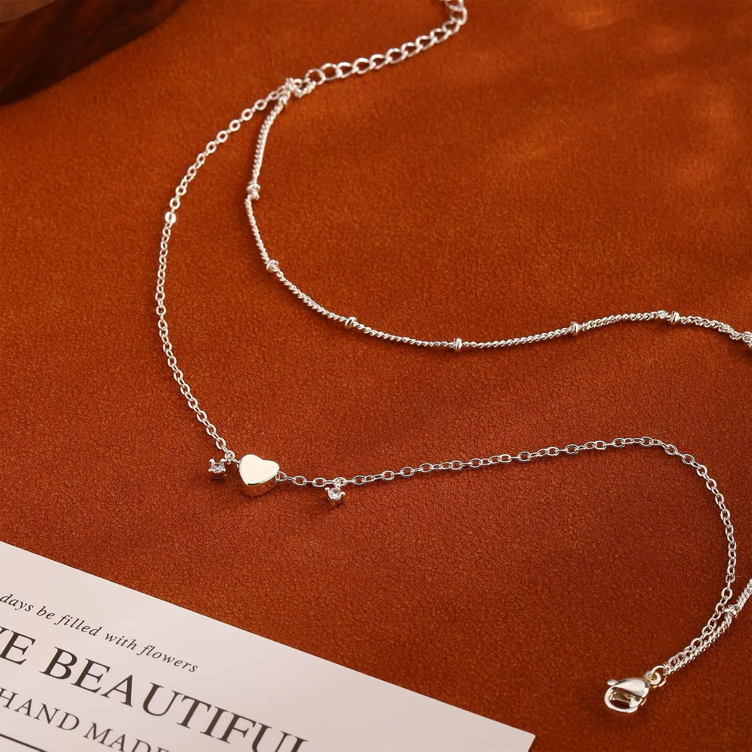 ASCOMY Anklets for Women 14K Gold/Silver Ankle Bracelets Dainty Cute Star Cubic Zirconia Devil's Eye Infinity Charm Pearl Satellite Sparkling Chain Summer Beach Foot Bracelet Jewelry Gifts for Her
