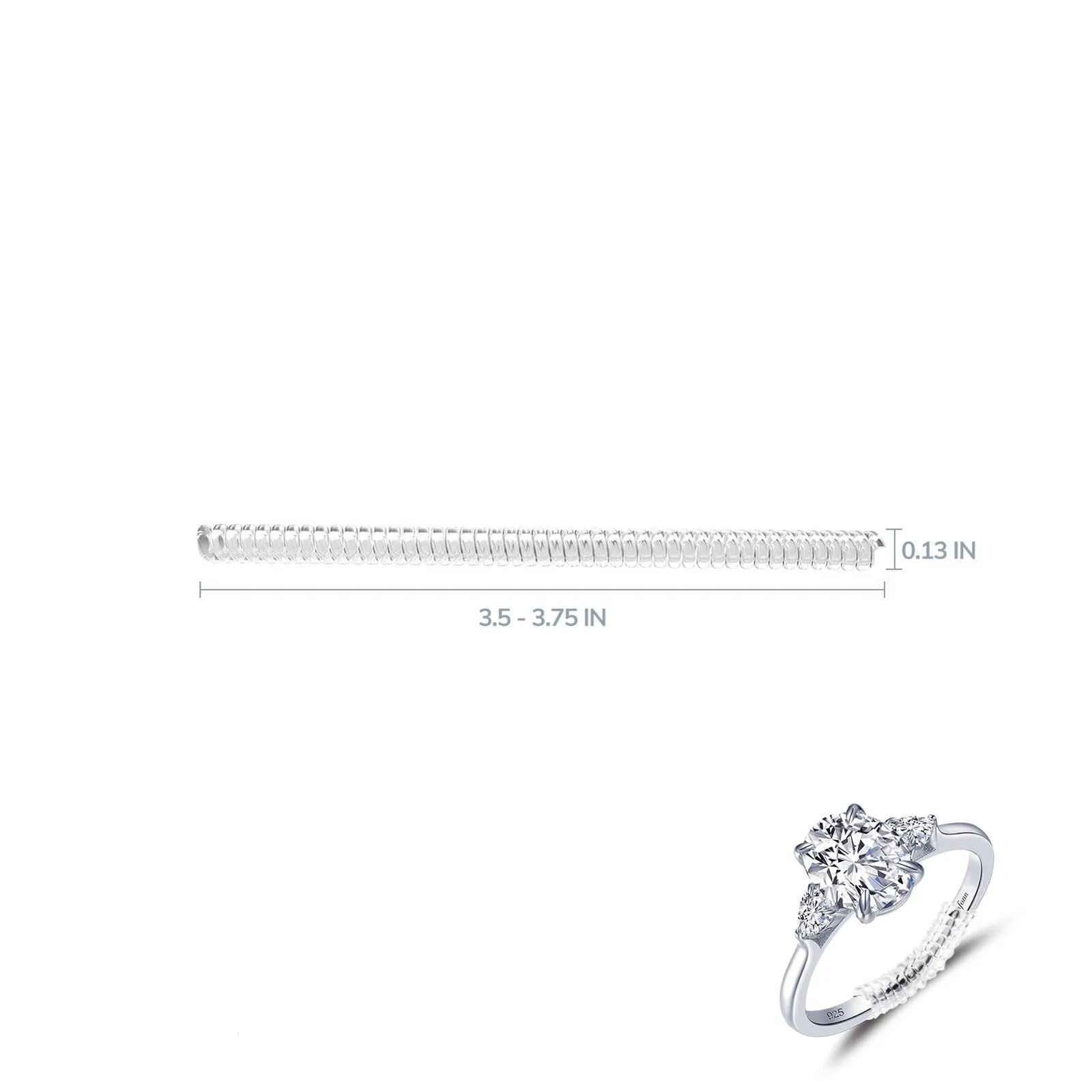 Baguette Half-Eternity Band