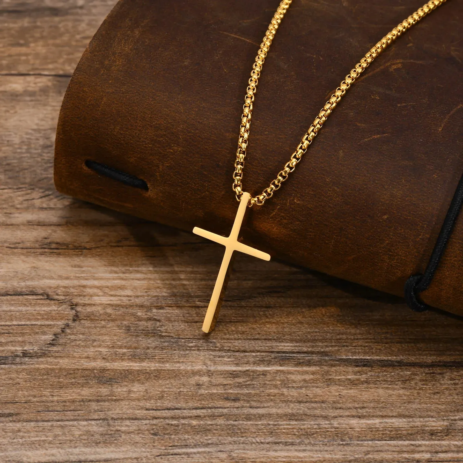 Basic Cross Necklaces for Men Boys