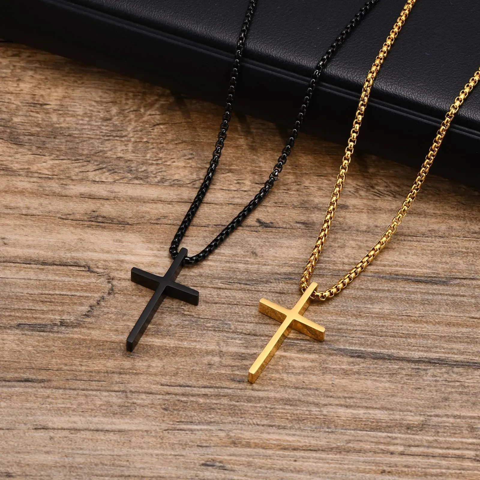 Basic Cross Necklaces for Men Boys