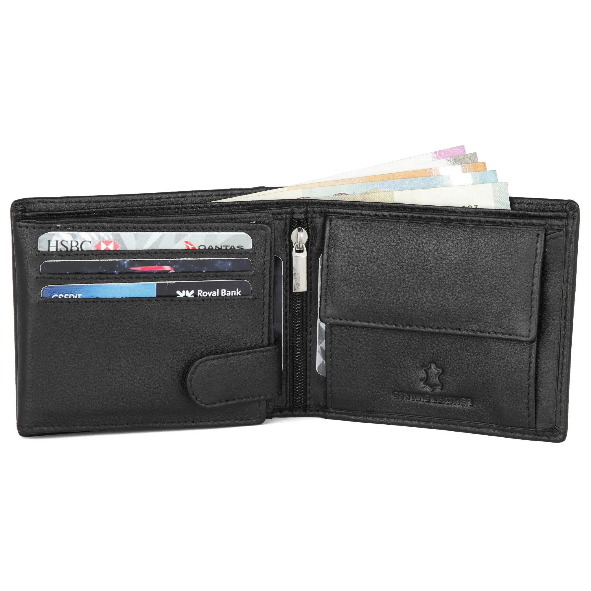 BATSVILLE Leather Wallet & Belt Gift Hamper for Men