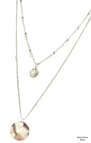 B.b.Lila Dime Please Necklace