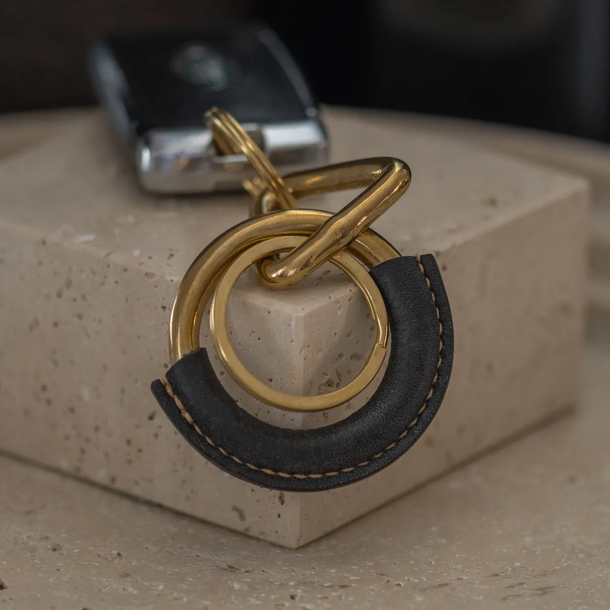 Black Chatelaine Key Fob