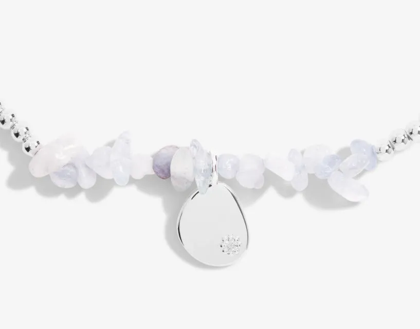 BLUE AGATE ANKLET