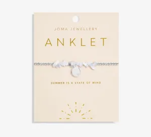 BLUE AGATE ANKLET