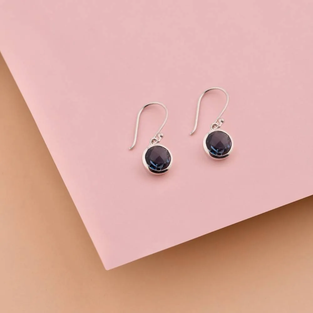 Blue Sparkling Earrings