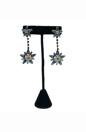 Blue Star Earring Blue Stones