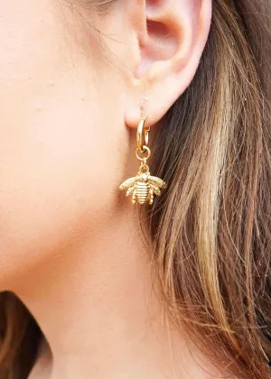 Buzzin' To See You Earrings - Gold
