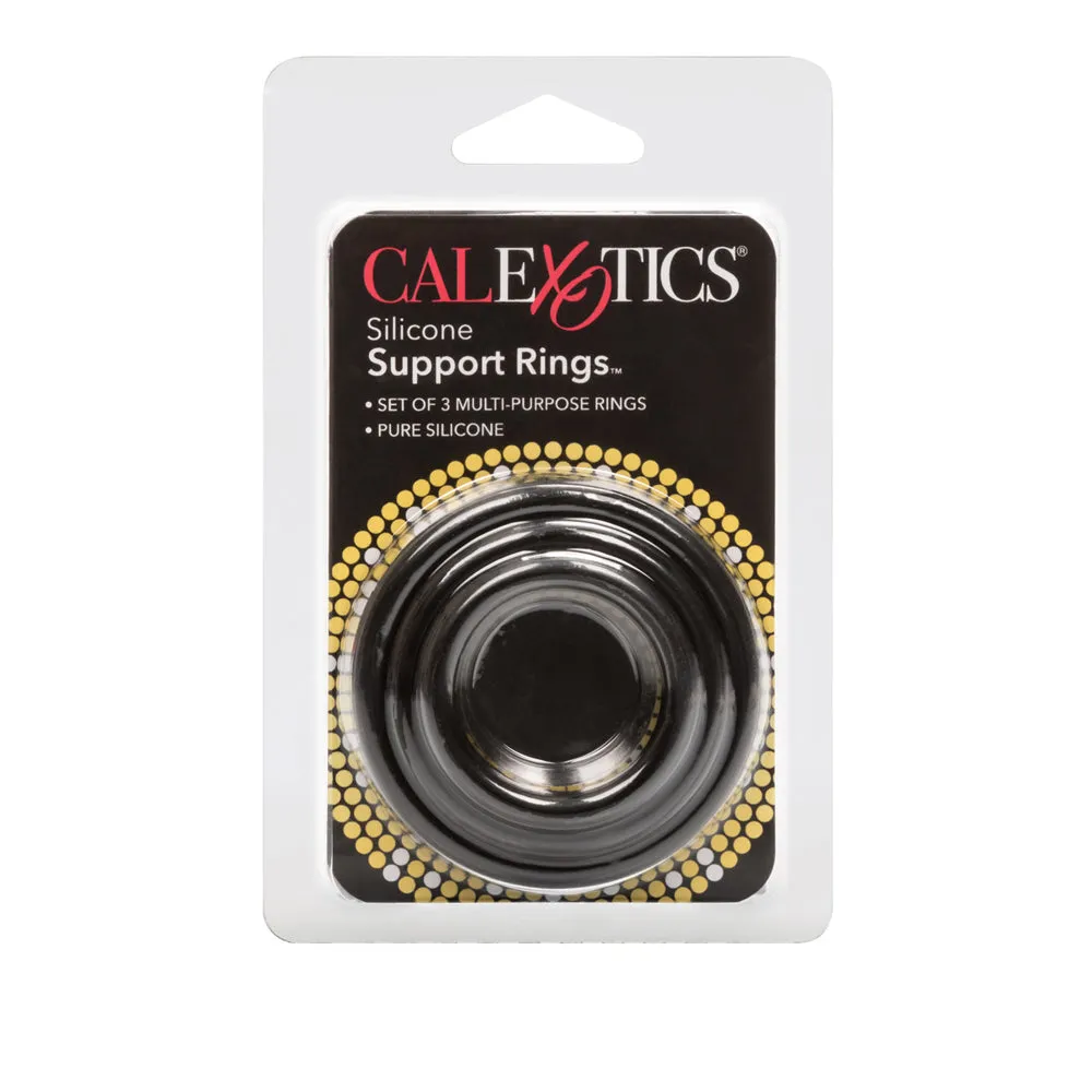 Calexotics Silicone Support Rings - Black