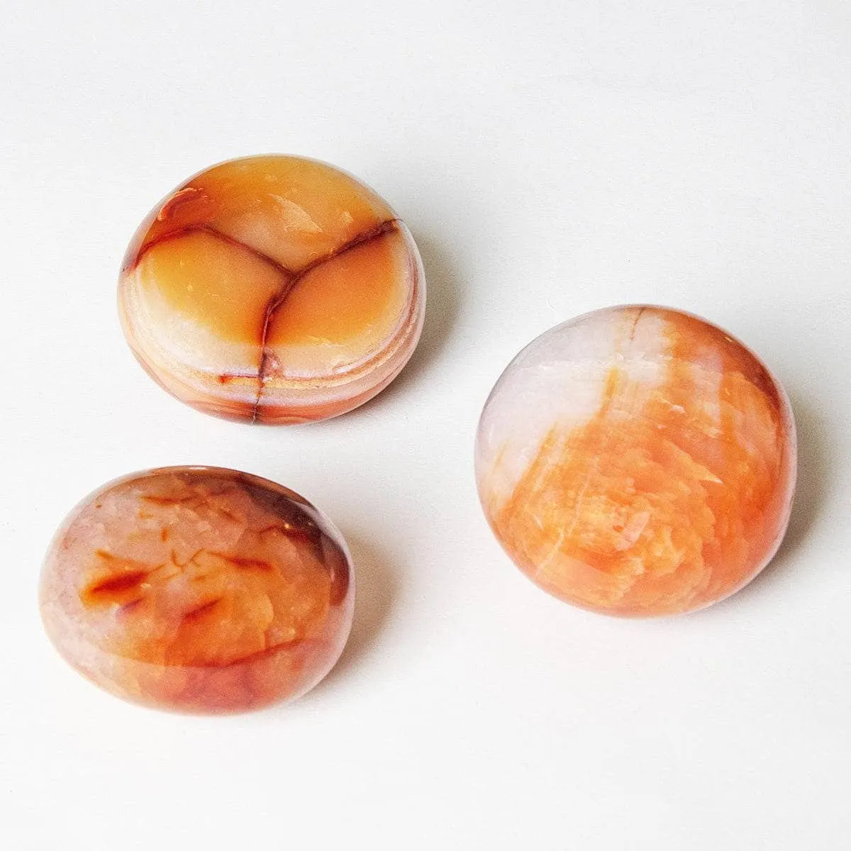 Carnelian Palm Stones - AAA Premium Quality