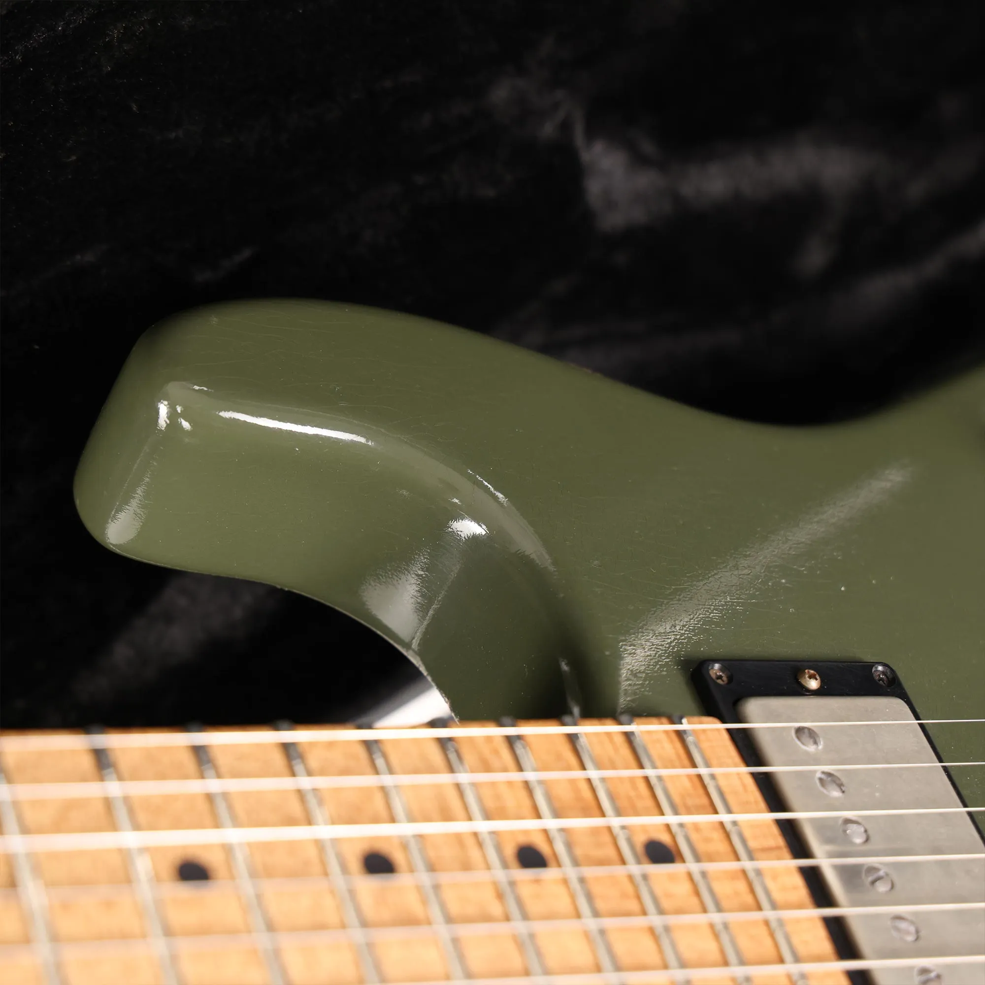 Charvel Custom Shop San Dimas Nitro Aged Faded Olive Green