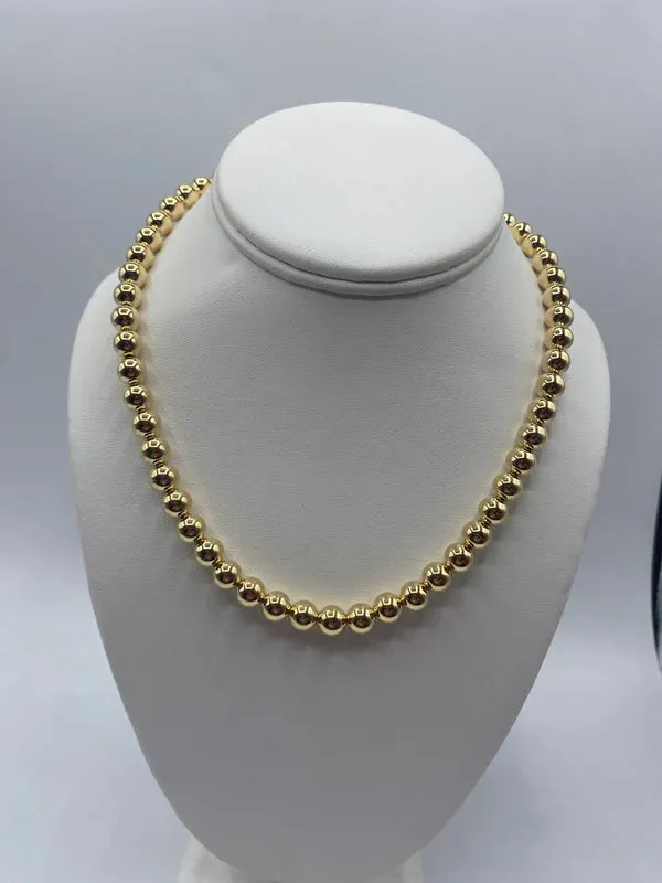 Choker Classic Gold Bead |   sizes