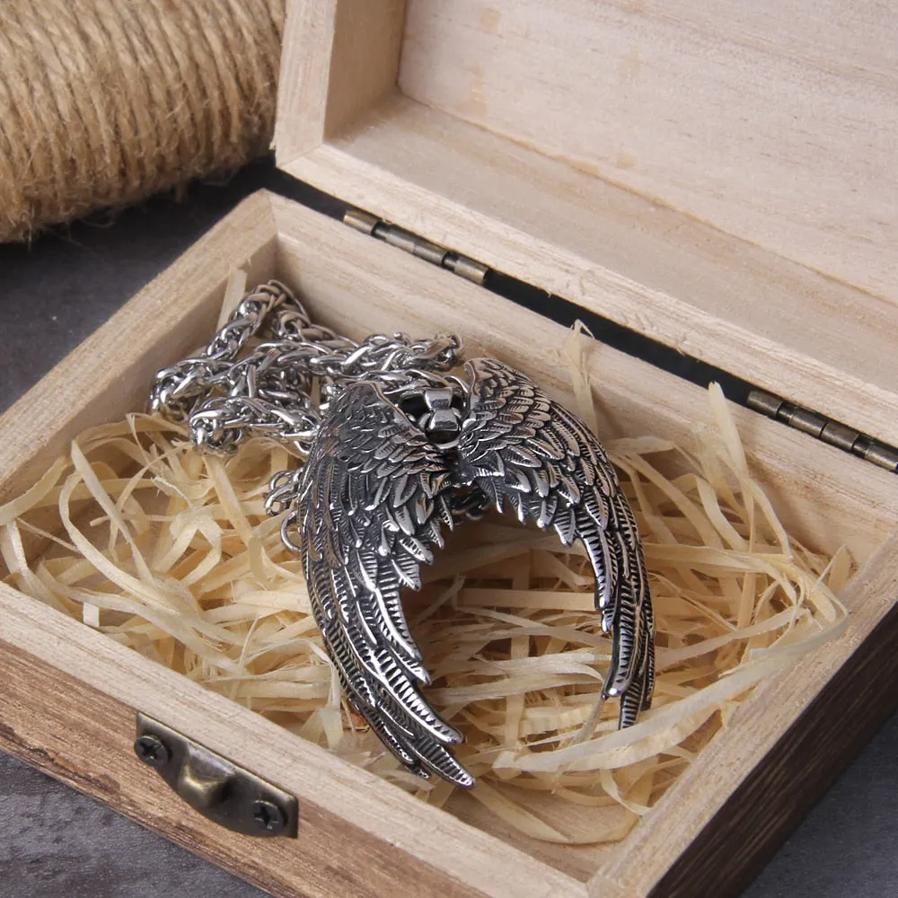 Classic Angel Wings Pendant necklace For Man