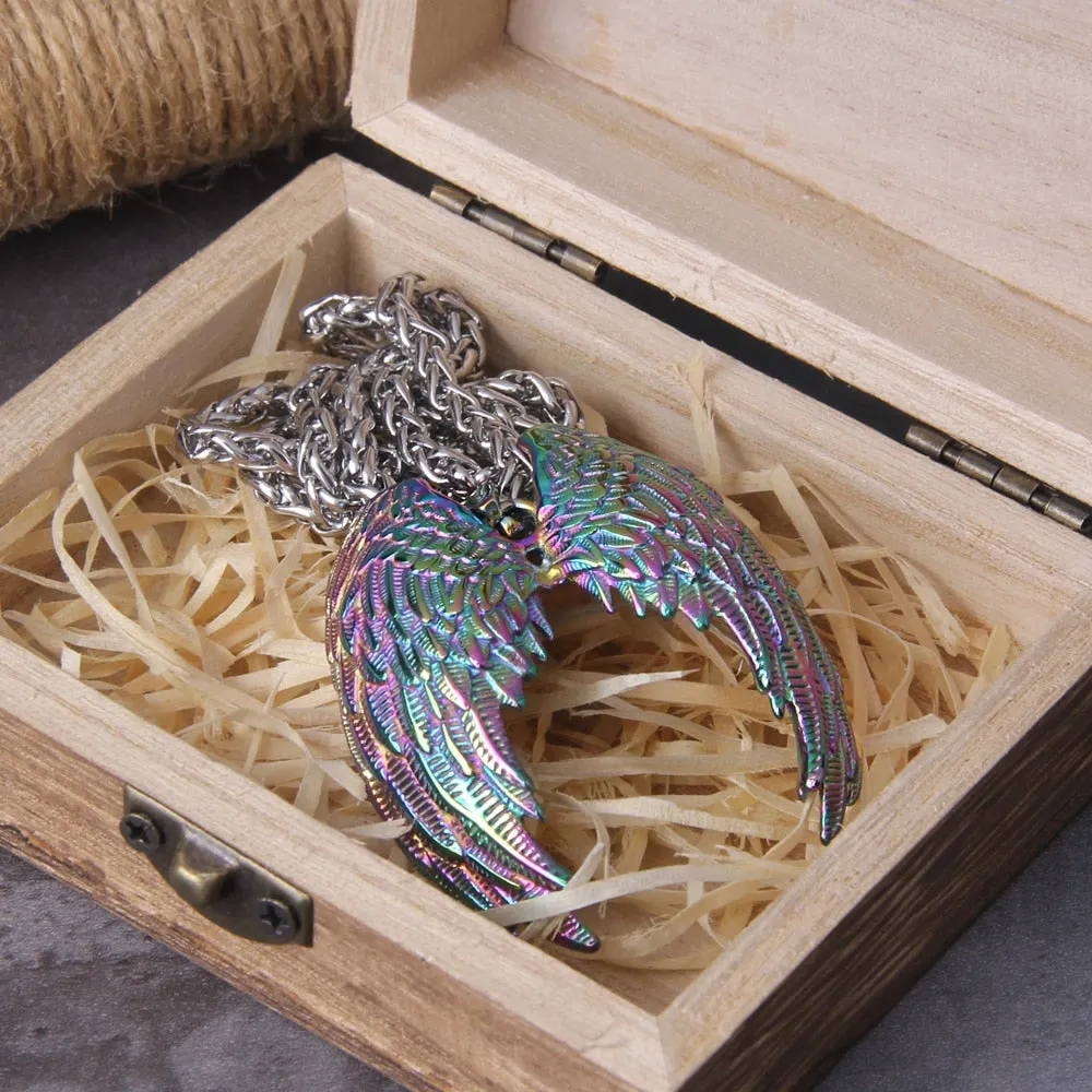 Classic Angel Wings Pendant necklace For Man