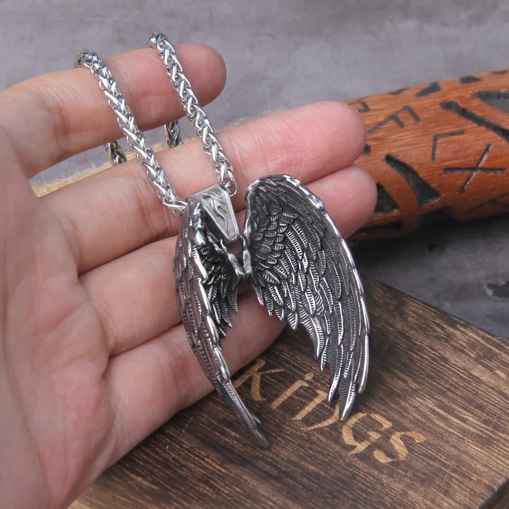 Classic Angel Wings Pendant necklace For Man
