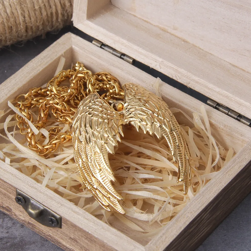 Classic Angel Wings Pendant necklace For Man