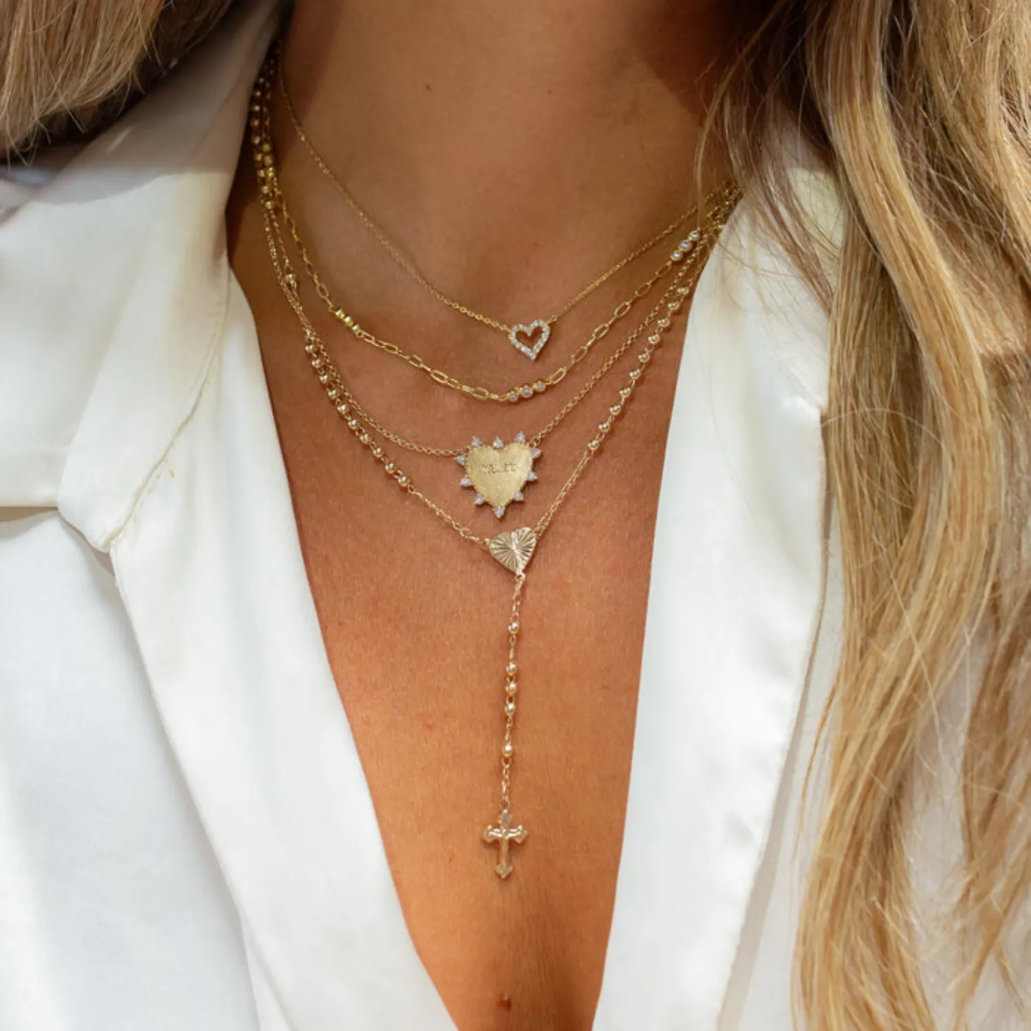 Classic CZ Trio Necklace