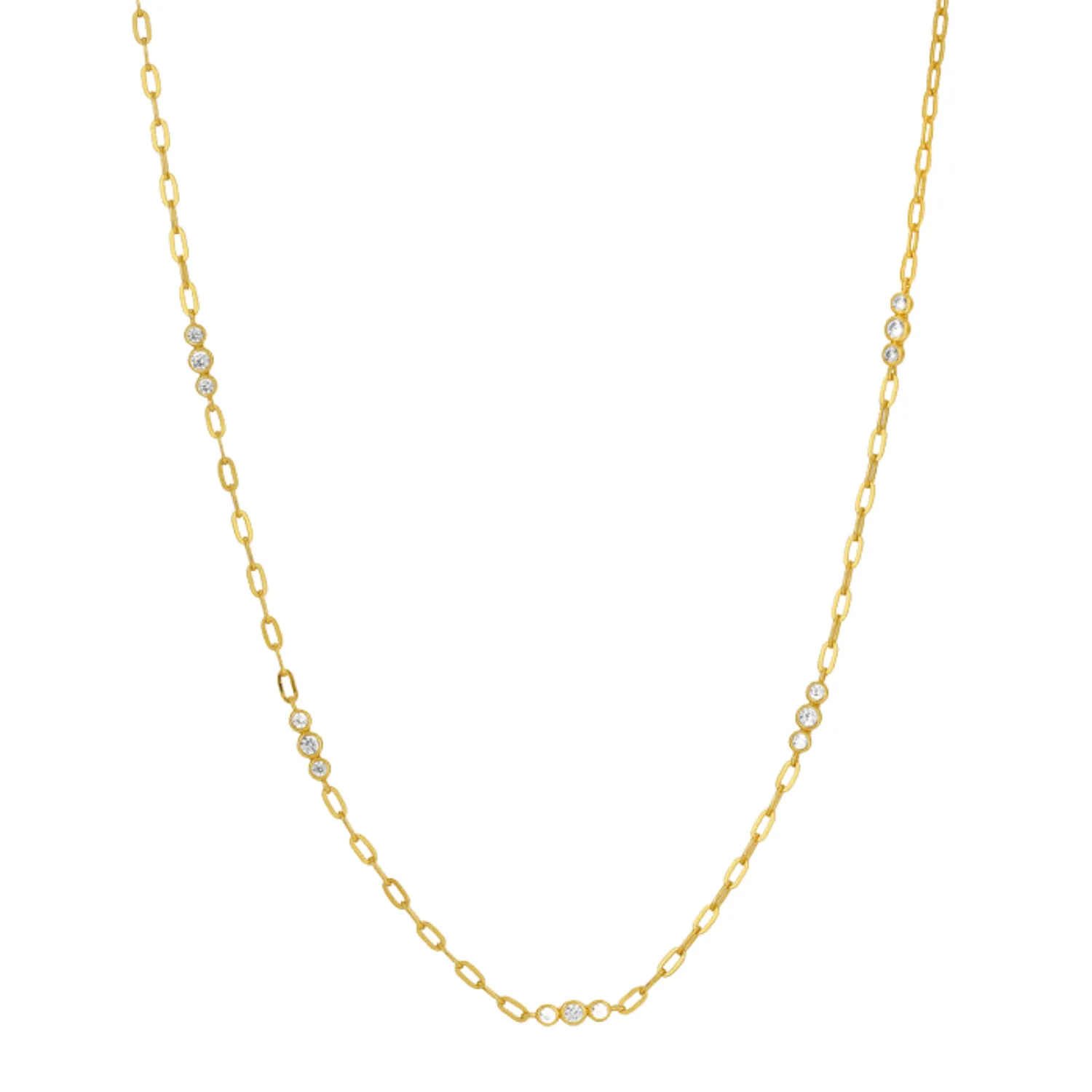 Classic CZ Trio Necklace