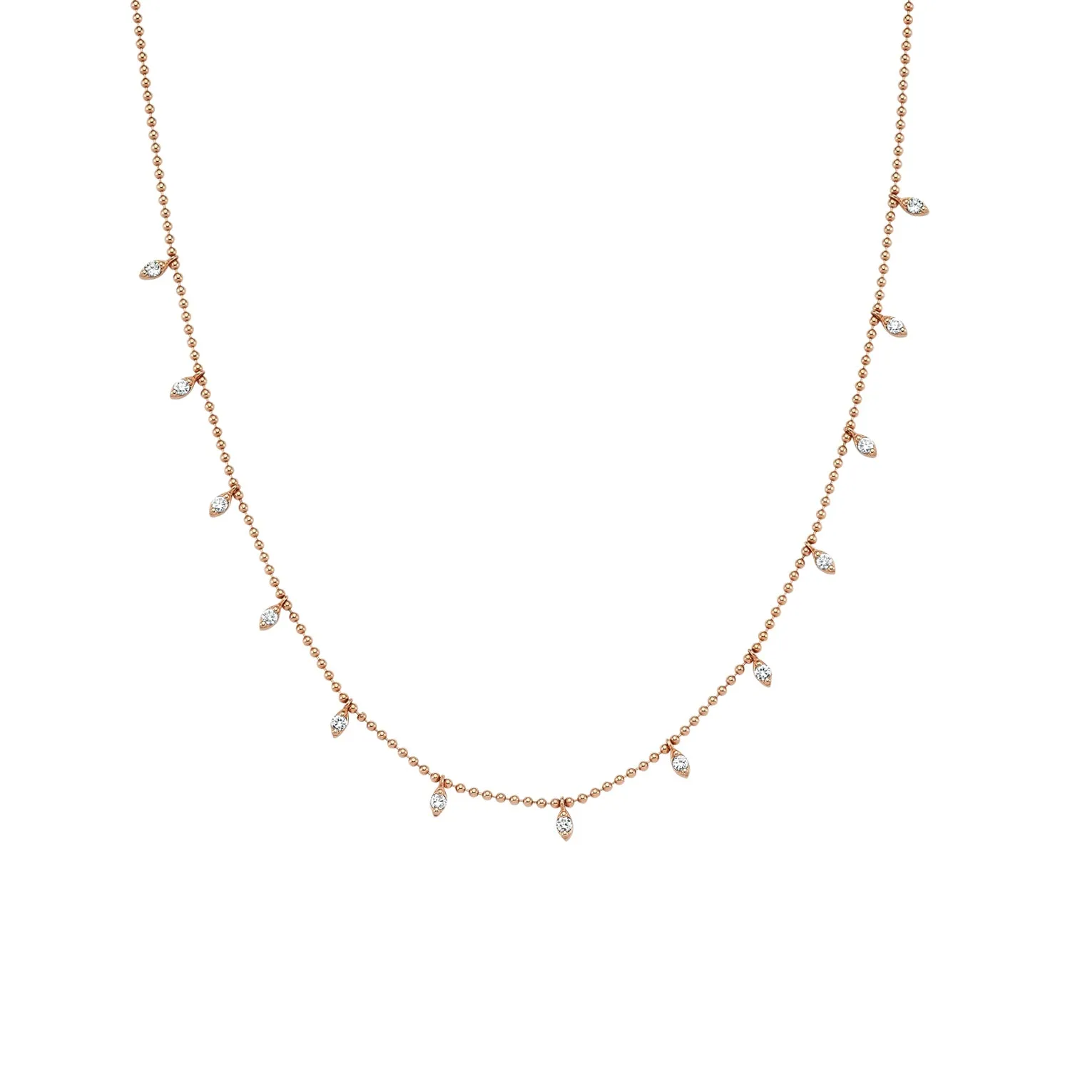 Classic Diamond Dot Necklace