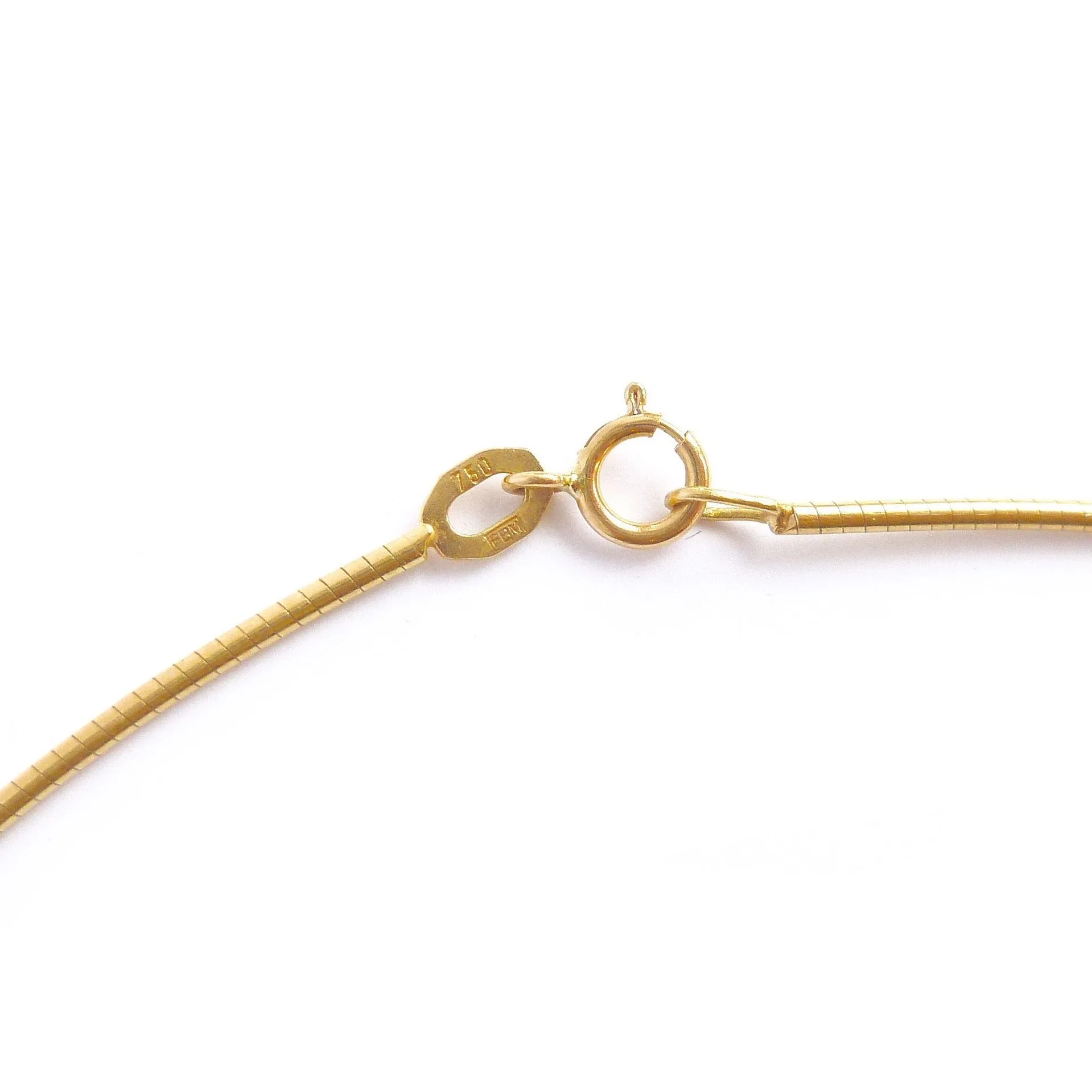 Contemporary 18ct Gold and Diamond Necklace
